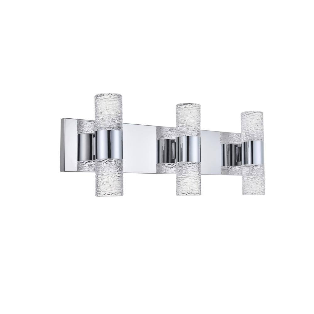 Alt View 1. Elegant Lighting - Vega 6 light Chrome LED Wall Sconce - Chrome.