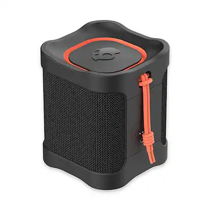 Front. Skullcandy - Skullcandy TRAINMINIBLK Terrain Mini Wireless Bluetooth Speaker - Black - Black.
