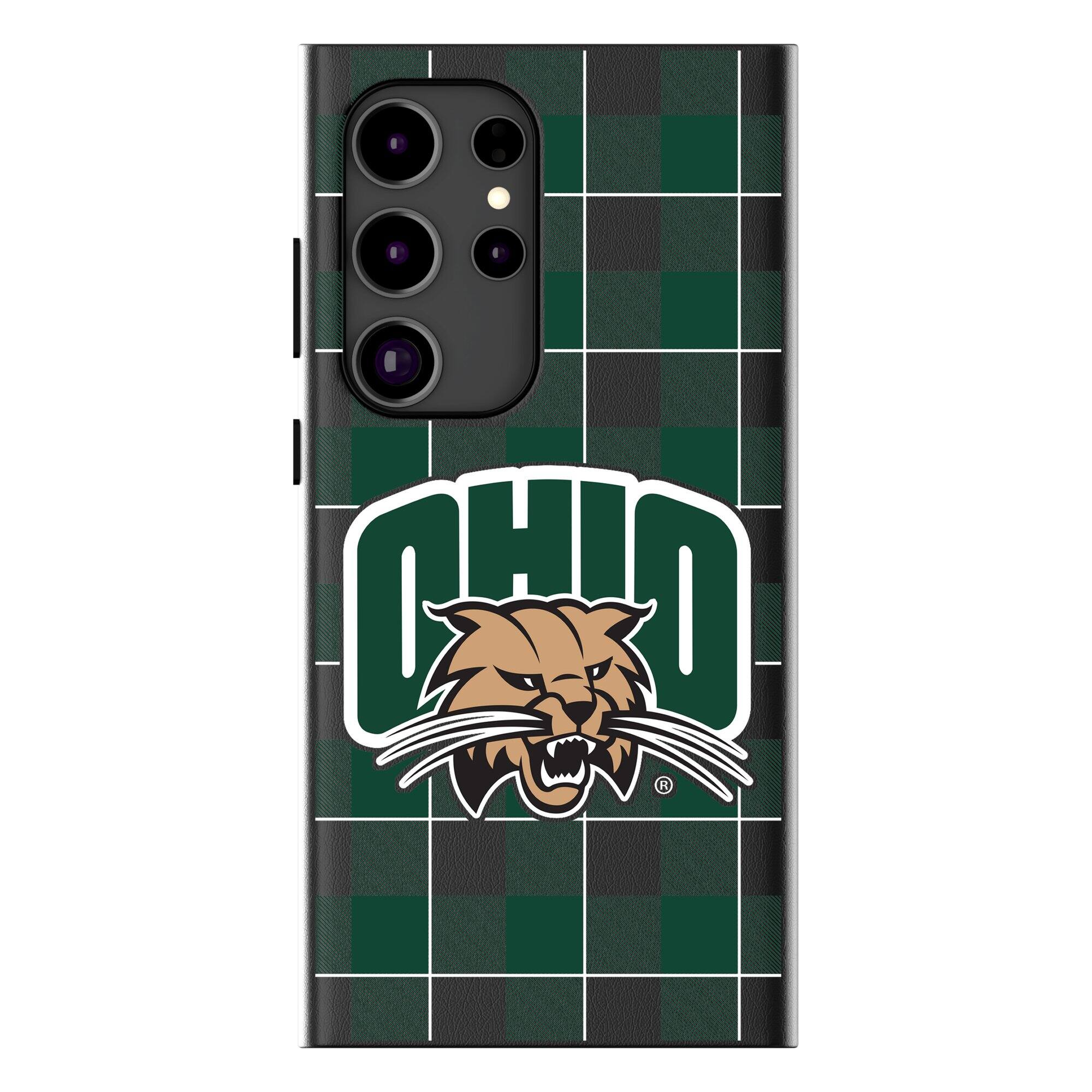 Keyscaper - NCAA - Ohio Bobcats Plaid Galaxy Magnetic Bump Case - S25 Ultra - Black price history on PriceWatchPro