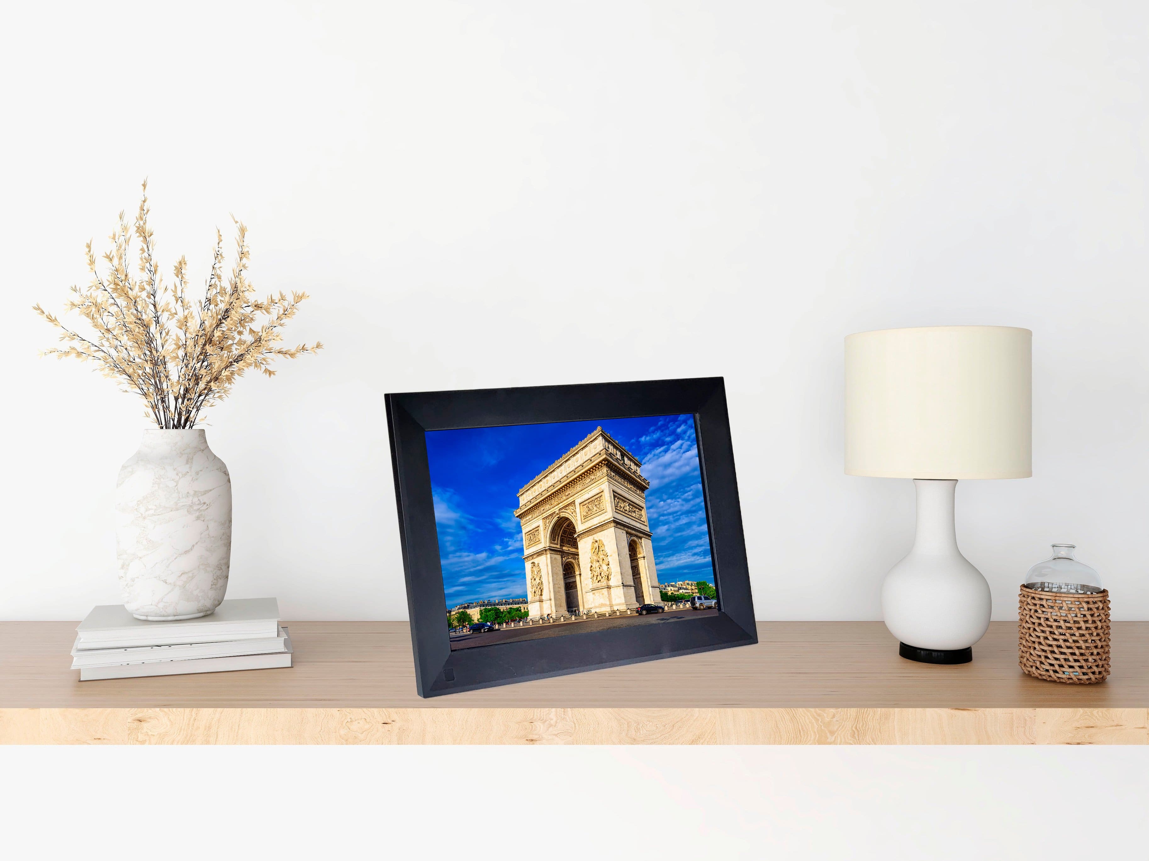 Alt View 16. Sunpak - 10.1” Wi-Fi Touchscreen Digital Frame - Black.