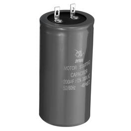 Unique Bargains - Motor Start Capacitor, 100uf 300V 50/60Hz CD60 Running Capacitor Starting Capacitor for Air Conditioners, Electric Motor - Gray