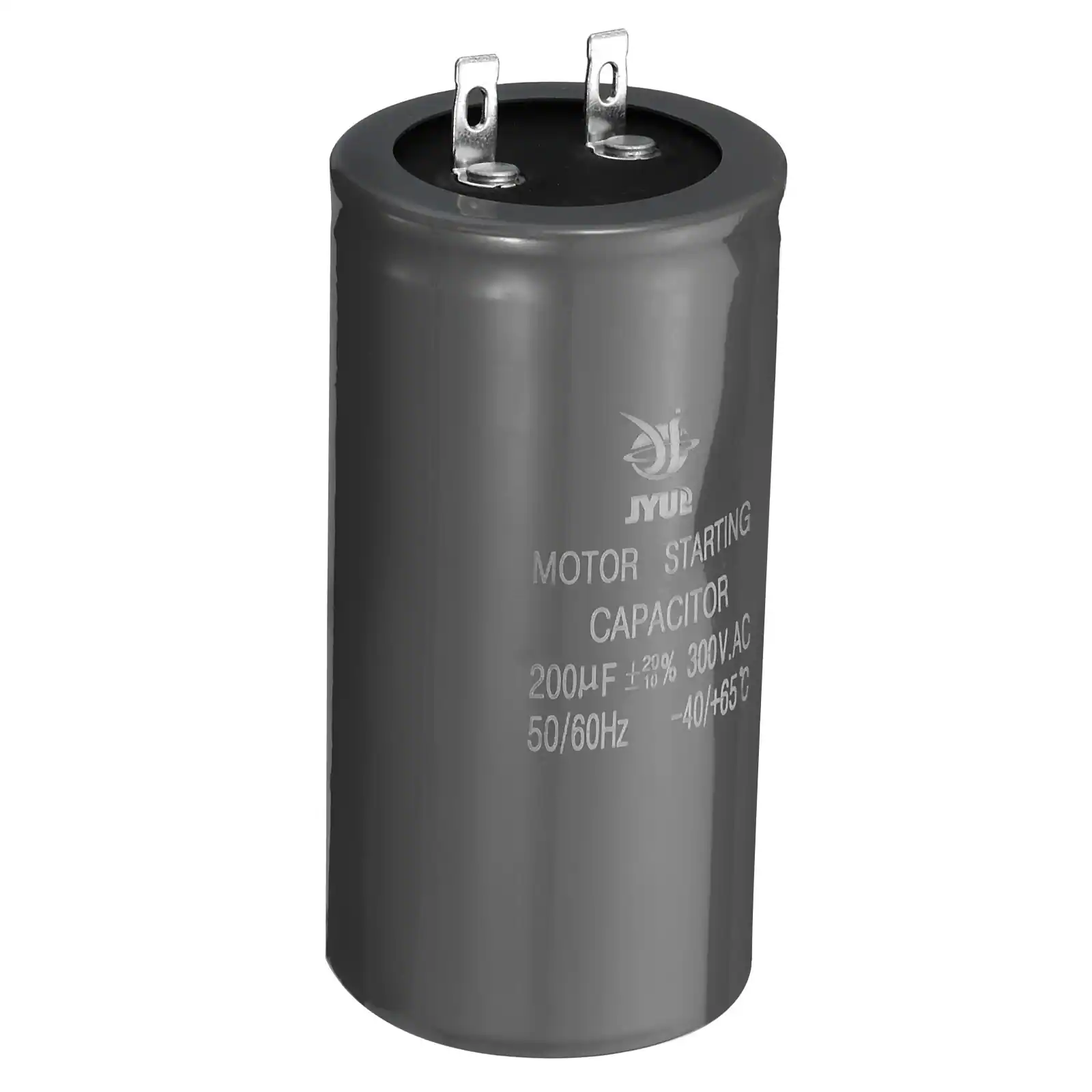 JYUP MOTOR STARTING CAPACITOR 200µF ±20% 300V AC 50/60Hz -40/+65°C