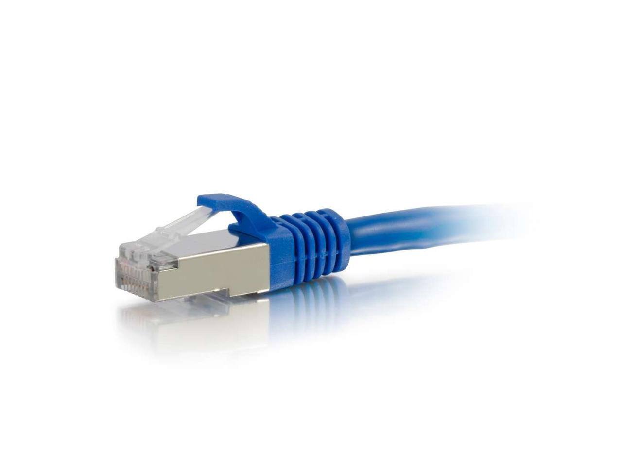 Alt View 1. Cables to Go - C2G 28701 75ft (22.8m) Cat5e Snagless Shielded (STP) Ethernet Network Patch Cable - Blue.