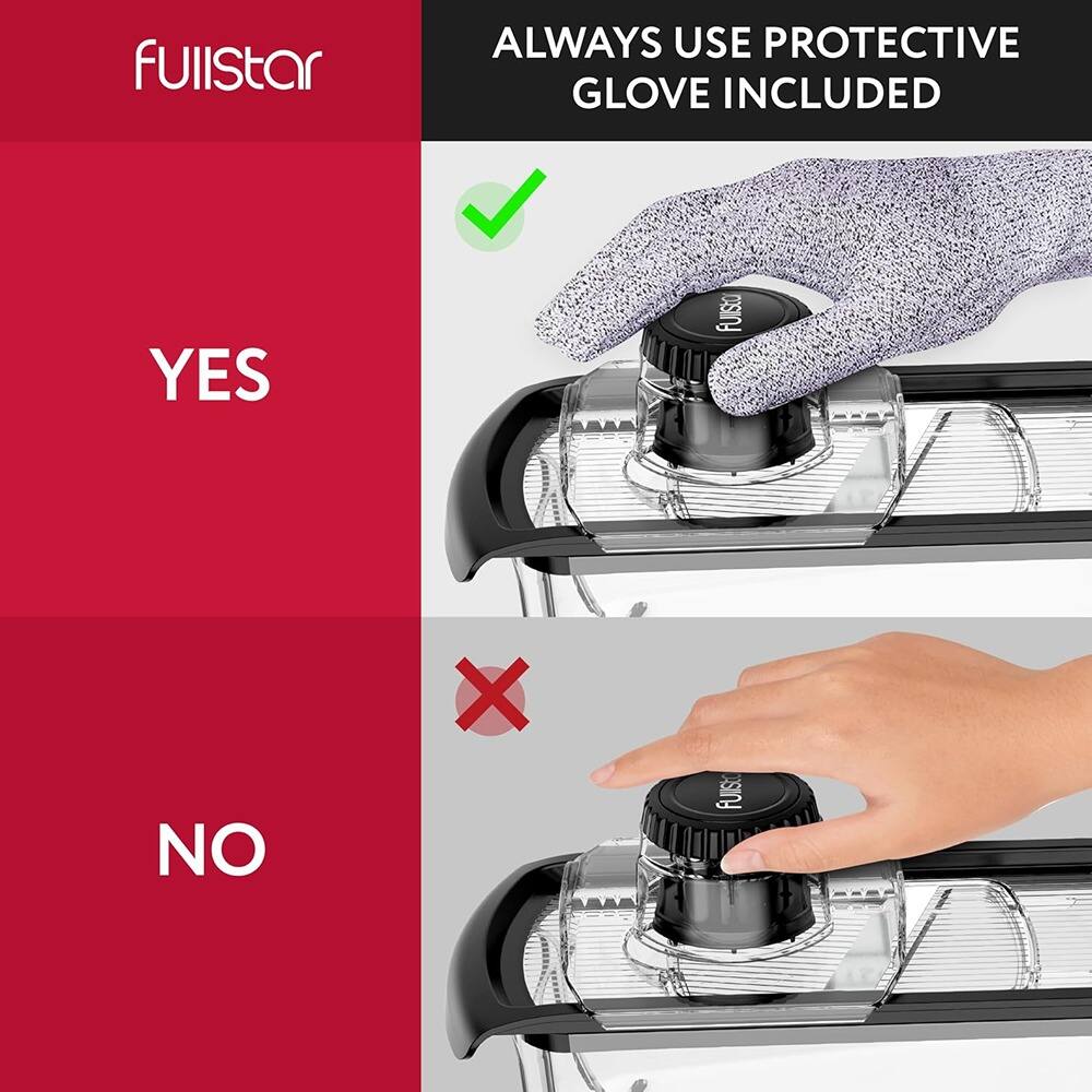 ALWAYS USE PROTECTIVE GLOVE INCLUDED

YES

NO