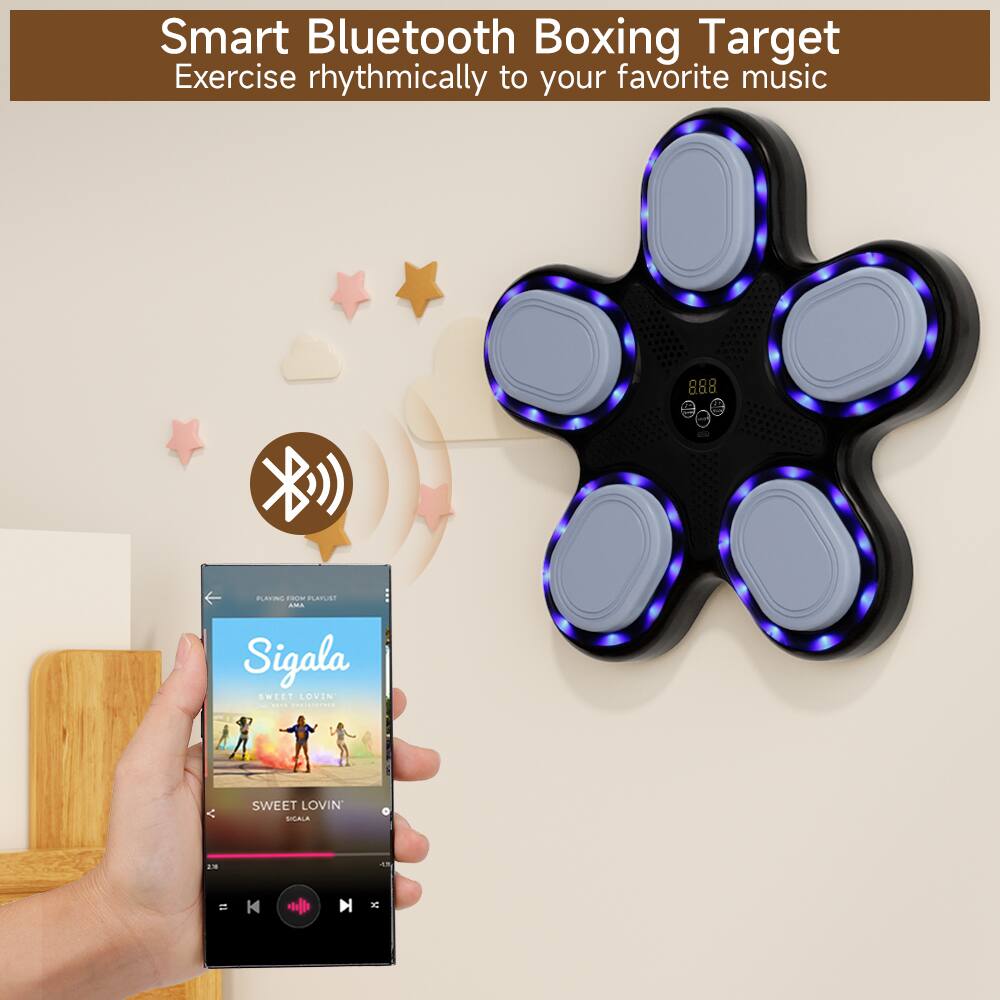 Smart Bluetooth Boxing Target  
Exercise rhythmically to your favorite music  

Sigala  
SWEET LOVIN'