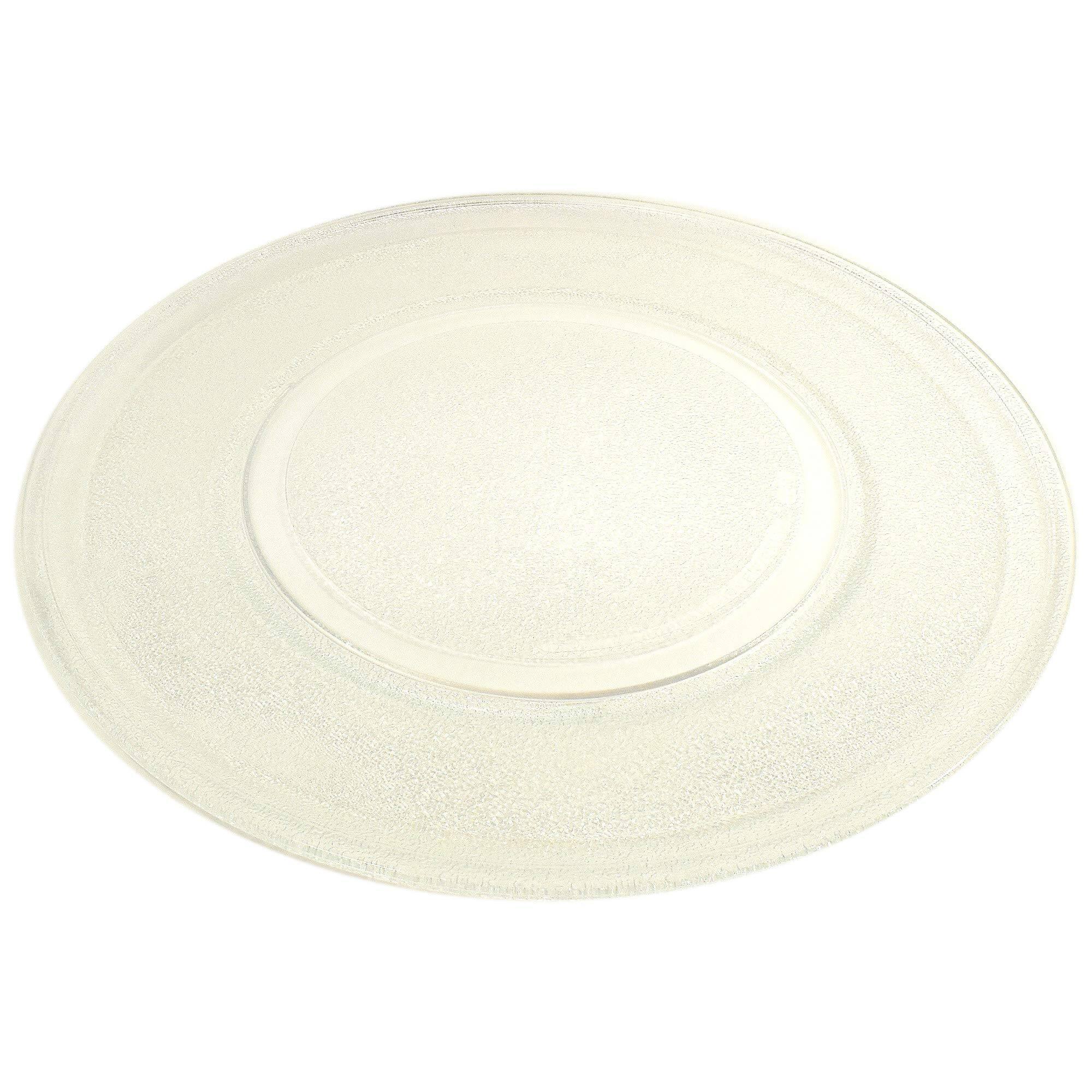 Angle. HQRP - 16-inch Glass Turntable Tray for GE WB49X10189 67001668 PEB2060DM1BB JES2051DN1BB PEB2060DM1CC PEB206CDN1BB Microwave.