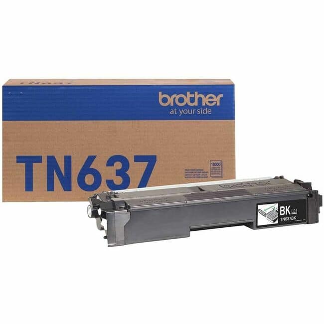 Brother - TN637BK Original Ultra High Yield Laser Toner Cartridge - Black - 1 Each - 10,000 pages