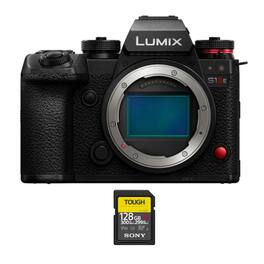 Panasonic - Lumix S1 IIE Mirrorless Camera with 24.1MP CMOS Sensor Bundle