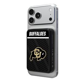 Keyscaper - Colorado Buffaloes 5000mAh Wireless Magnetic Power Bank - Black
