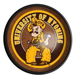 The Fan-Brand - Wyoming Cowboys 18'' x 18'' Mascot Slimline Illuminated Wall Sign - Multicolor