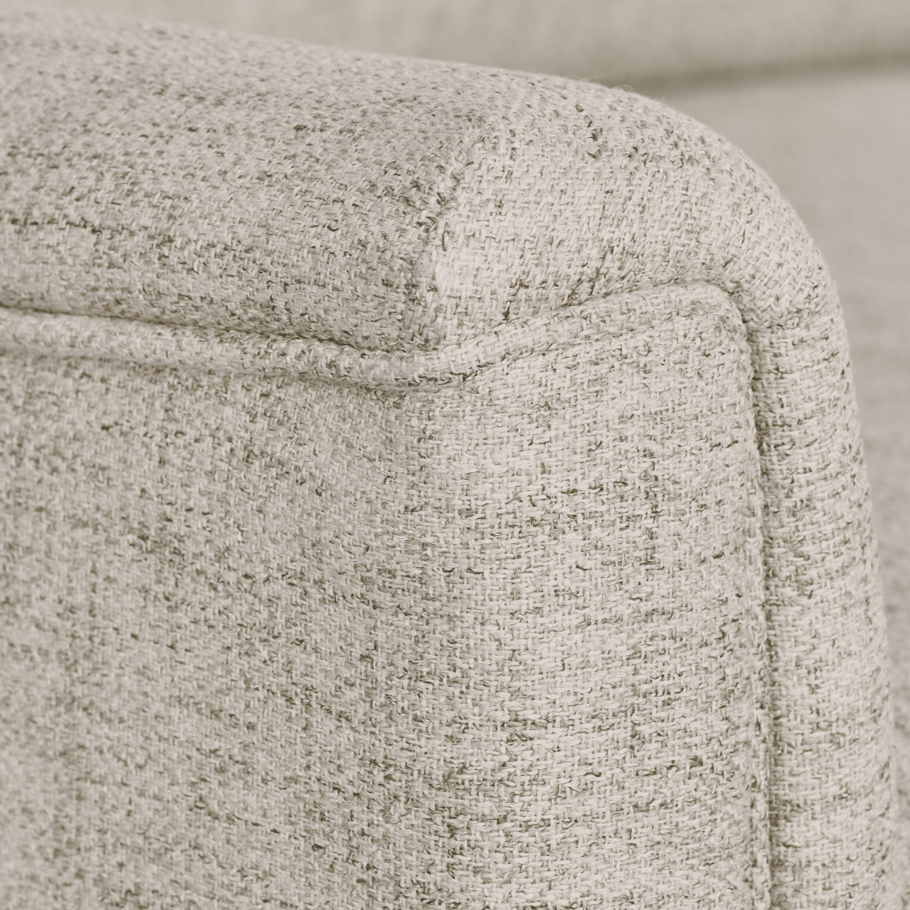 Alt View 5. CorLiving - Jasmine Fabric Upholstered Contemporary Swivel and Glider Recliner Chair - Beige.