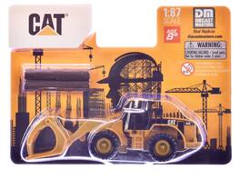 Diecast Masters - CAT Caterpillar 950G Wheel Loader with Log Fork and Wood Log Accessories 1/87 (HO) - Yellow