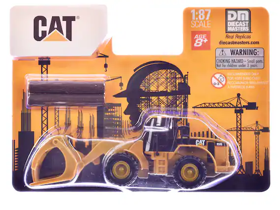 CAT 1:87 n SCALE DIECAST MASTERS AGE Real Replicas 8+ diecastmasters.com ! WARNING: CHOKING HAZARD - Small parts. Not for children under 3 years. RECOMMENDED ONLY FOR AGES 8 AND OVER 0-3 RECOMMANDE SEULEMENT PARTIR DE 8 ANS CAT 950G