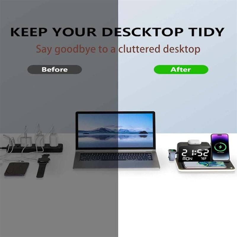 KEEP YOUR DESKTOP TIDY  
Say goodbye to a cluttered desktop

Before

After

2:52  
MON  
76°F