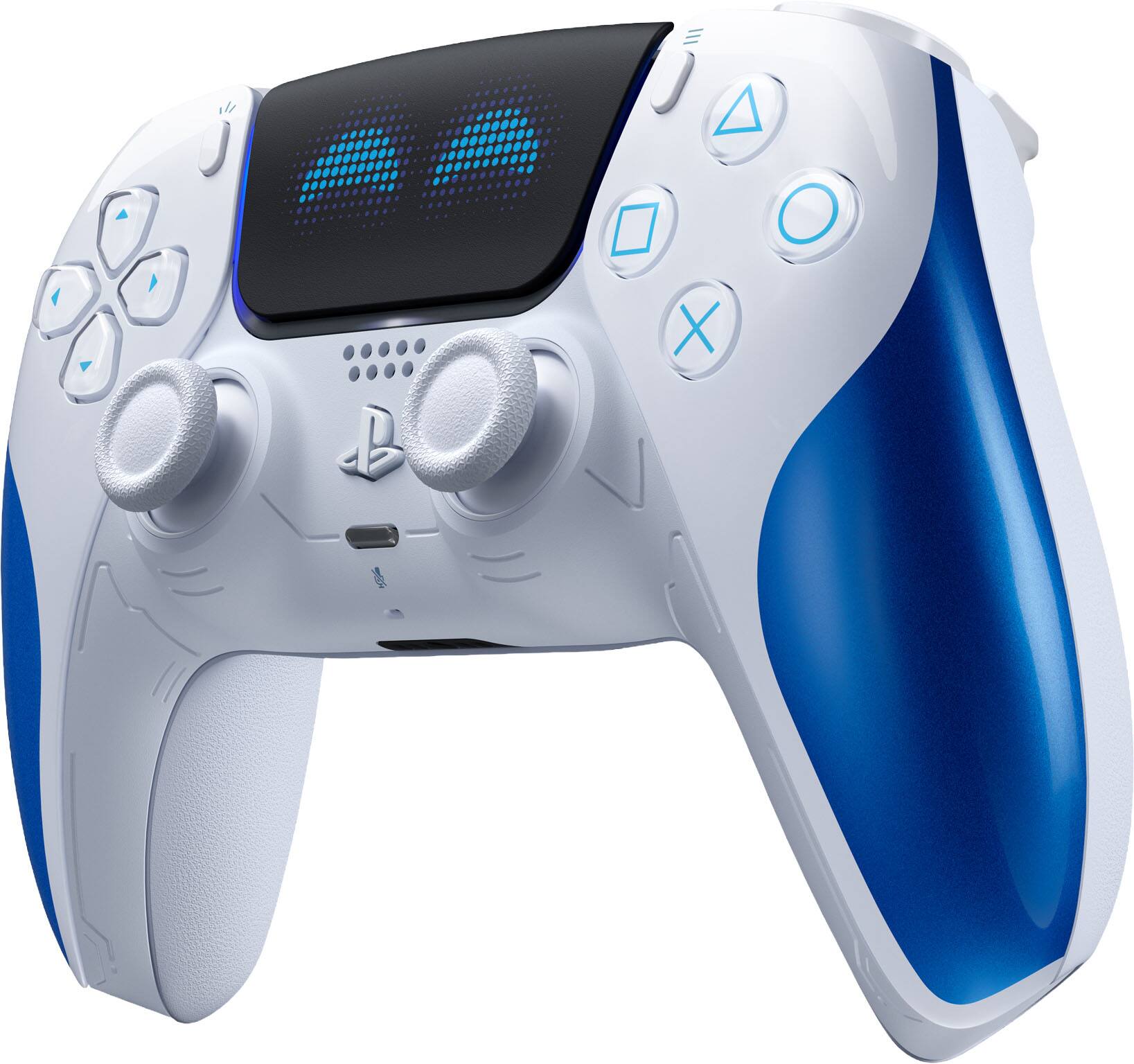 Angle. Sony Interactive Entertainment - DualSense Wireless Controller for PS5, PC, Mac & Mobile - Astro Bot Joyful Limited Edition.