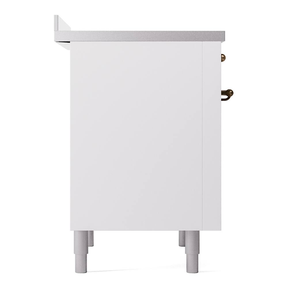Alt View 9. ILVE - ILVE Nostalgie II 36 inch Induction Range with 6 Induction Elements (White) - White.