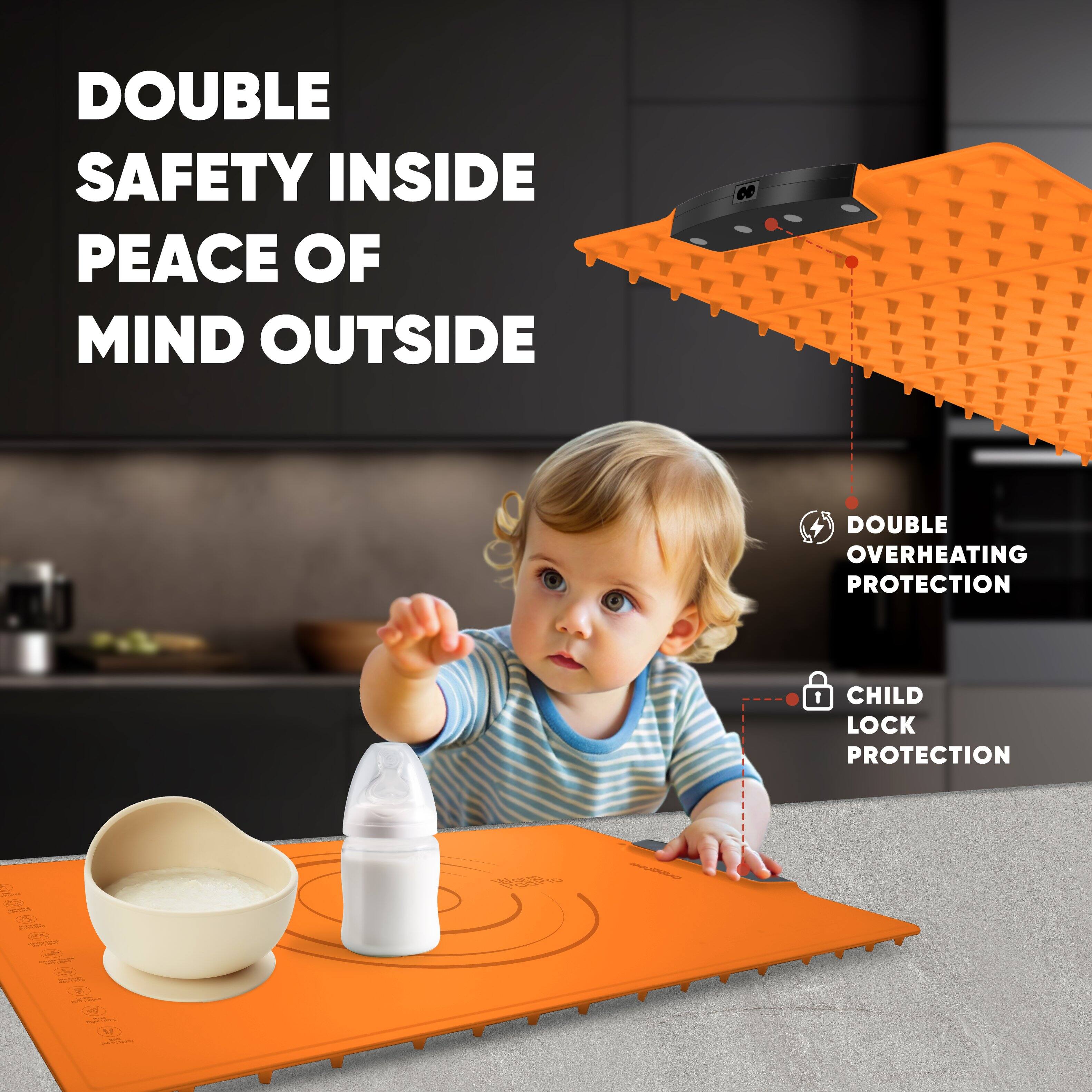 DOUBLE SAFETY INSIDE PEACE OF MIND OUTSIDE

- DOUBLE OVERHEATING PROTECTION
- CHILD LOCK PROTECTION