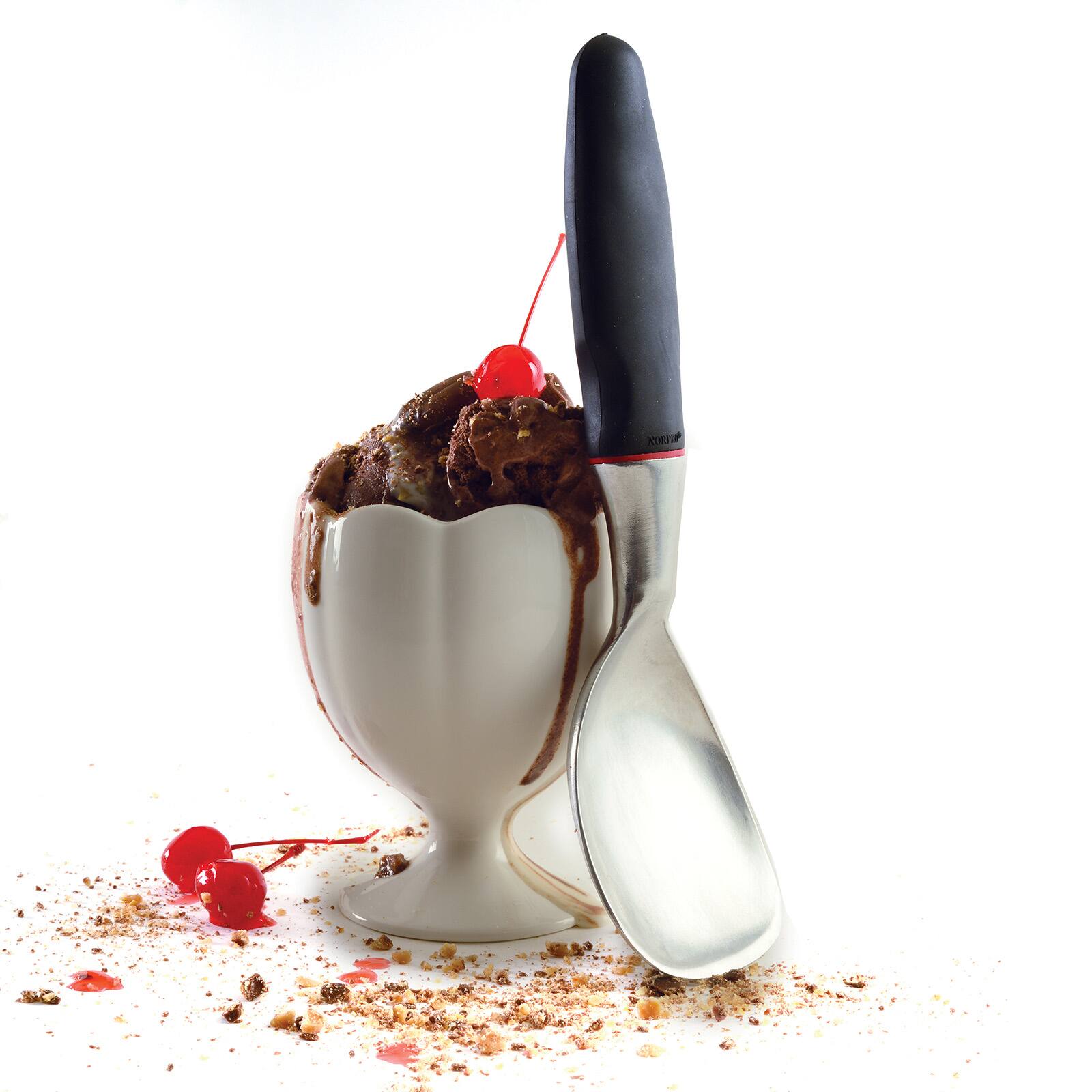 Alt View 4. Norpro - Grip-EZ Ice Cream Spade, Black - Silver.