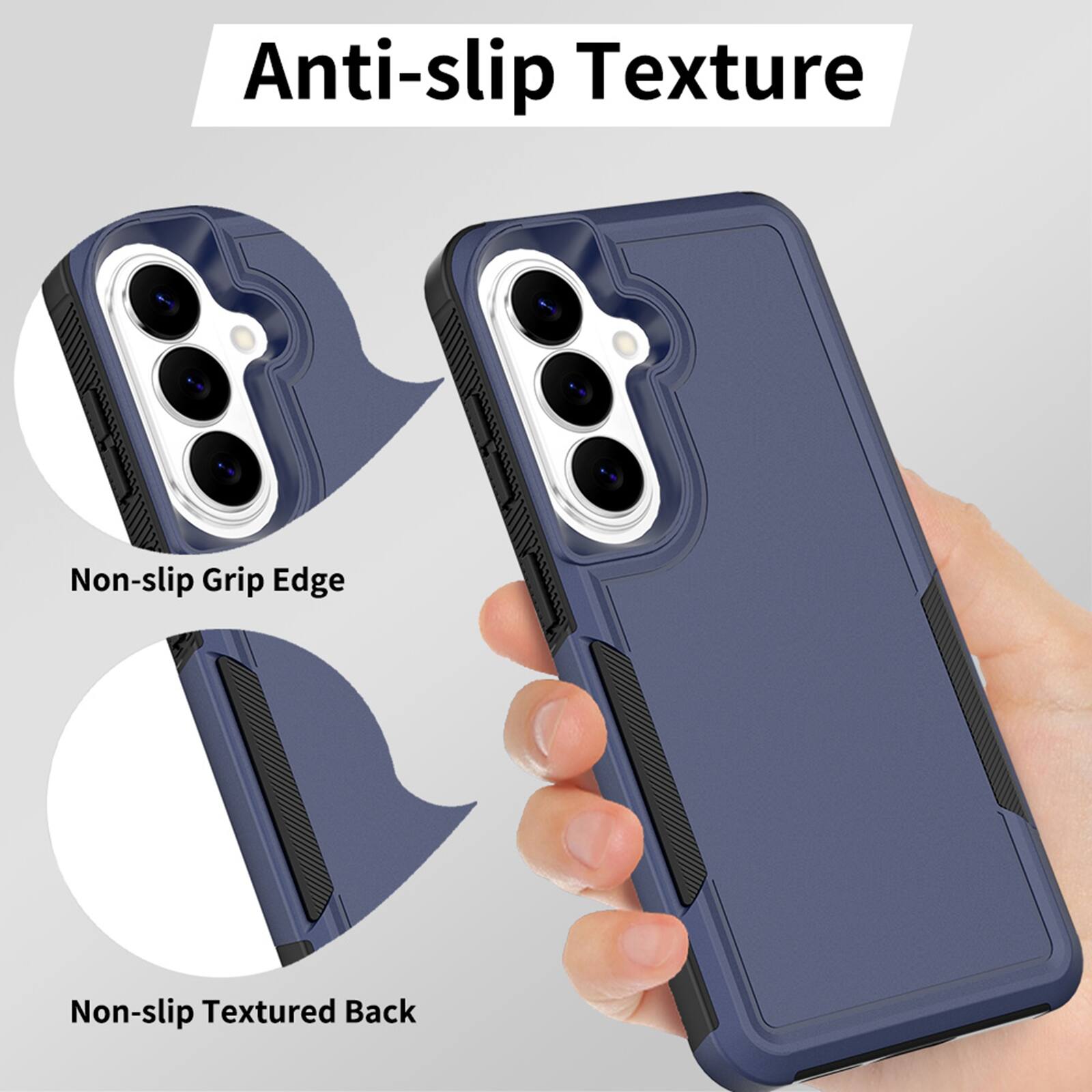 Anti-slip Texture

Non-slip Grip Edge

Non-slip Textured Back