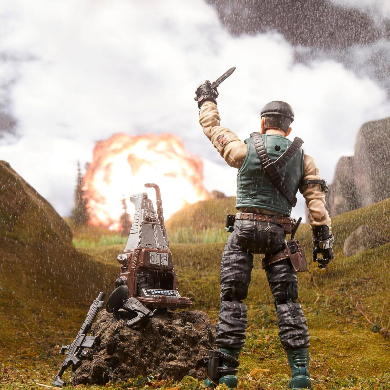 Alt View 6. G.I. Joe - G.I. Joe Classified Series #149, Dial-Tone, Collectible 6 Inch Action Figure with 6 Accessories - Dark Blue.