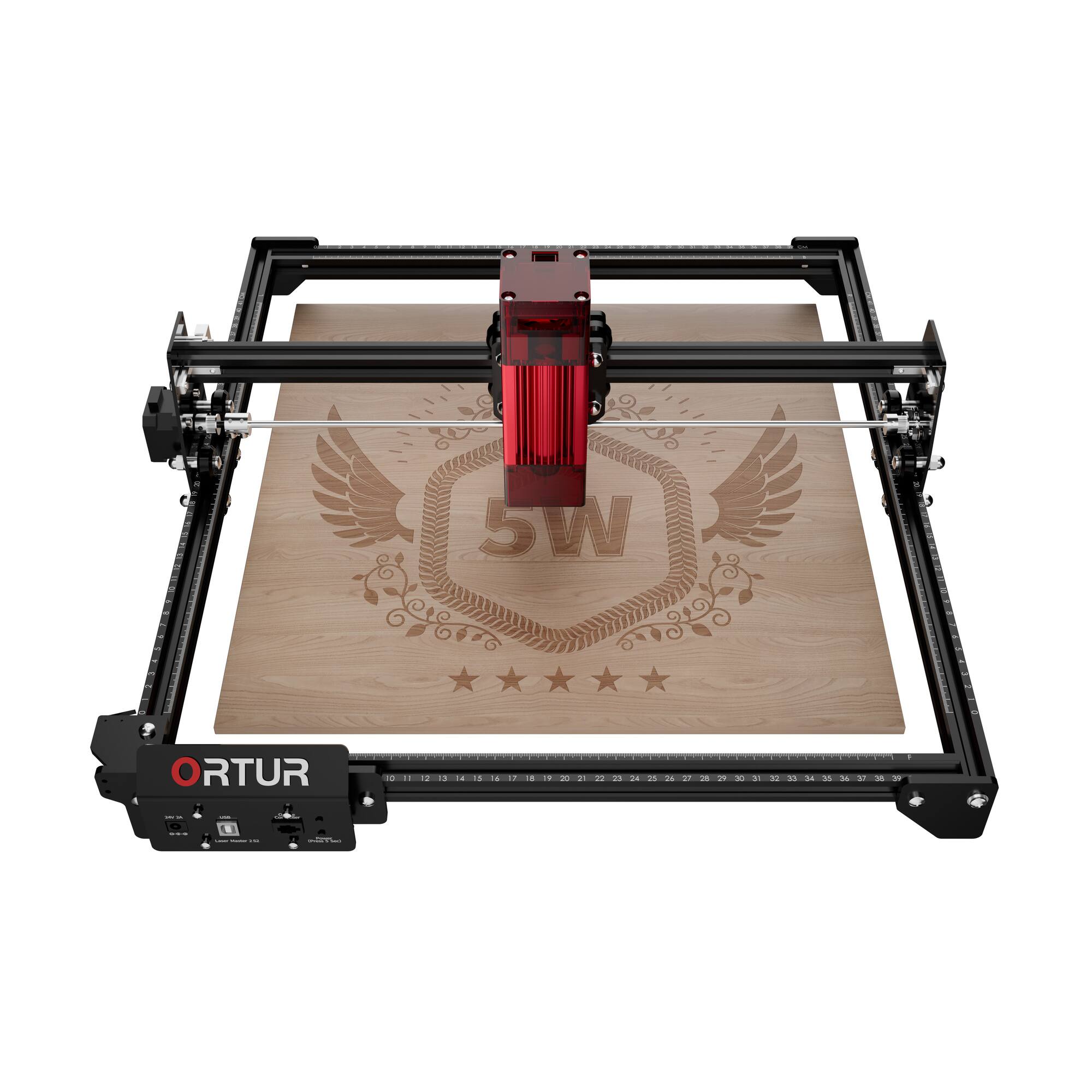 Alt View 7. Ortur - Ortur-LaserMaster2 S2SF 5.5W DiodeLaserEngraver,Cutter-Black.