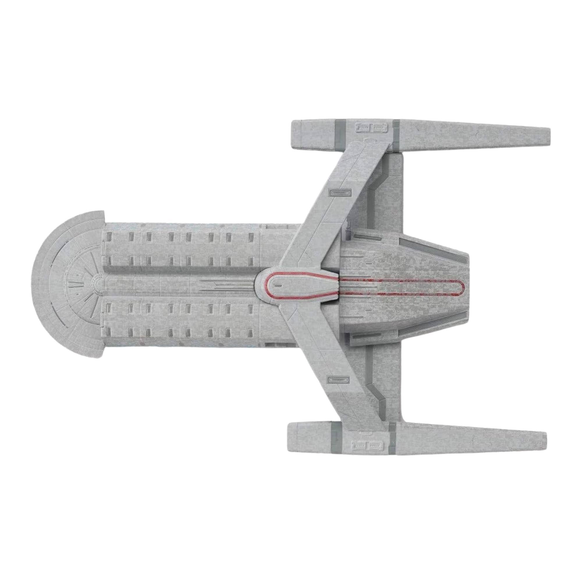 Alt View 4. Eaglemoss - Eaglemoss Star Trek Discovery Starship Replica | USS Hiawatha - Grey.