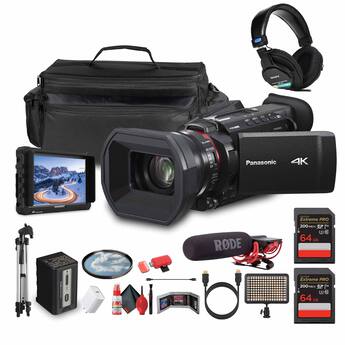 Bundle Panasonic HC X1200 UHD 4K HDMI Lightweight Compact Bundle Panasonic HC X1200 UHD 4K HDMI Lightweight Compact