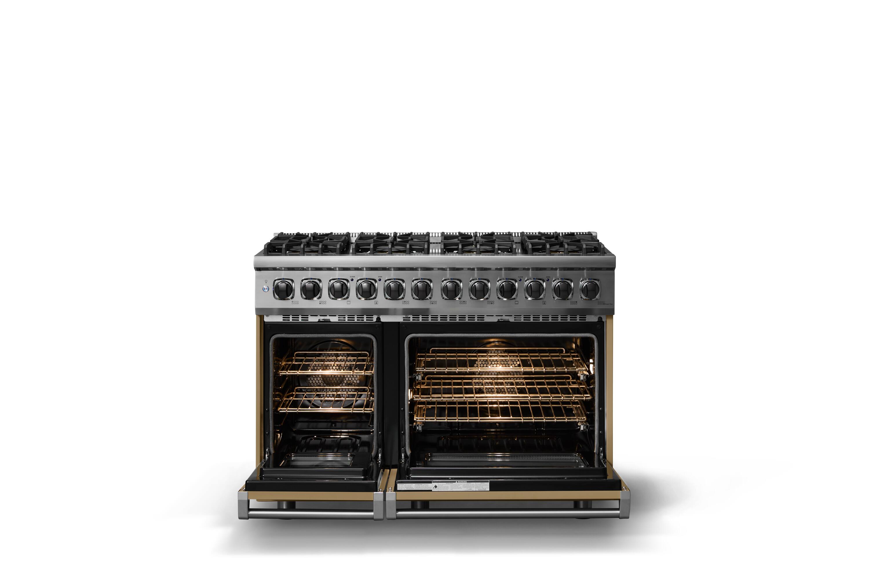 Alt View 1. Viking - 5-Series Gas Open Burner Range - Golden Hour.