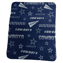 Logo Brands - Dallas Cowboys 50" x 60" Classic Fleece Blanket - Multicolor