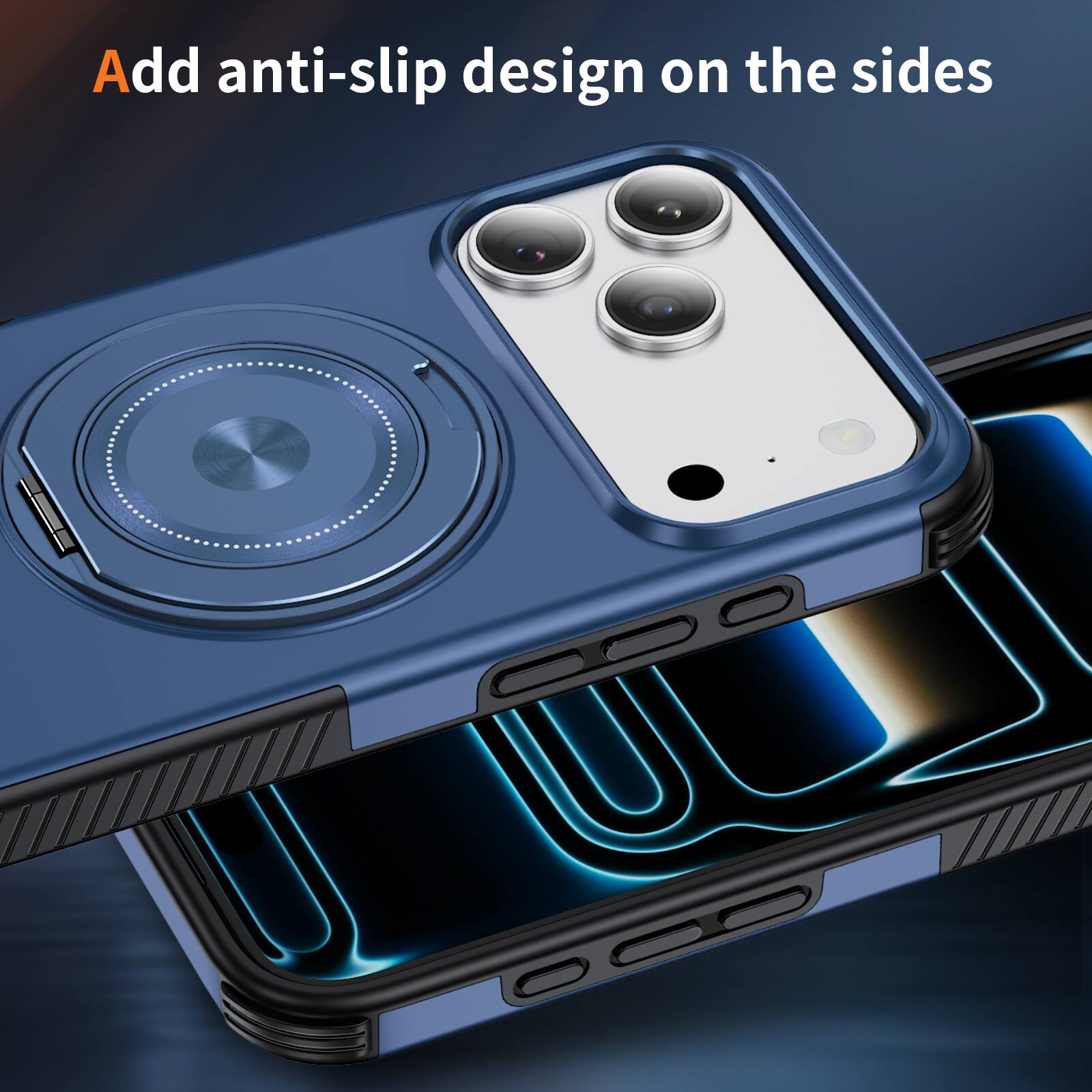 Add anti-slip design on the sides