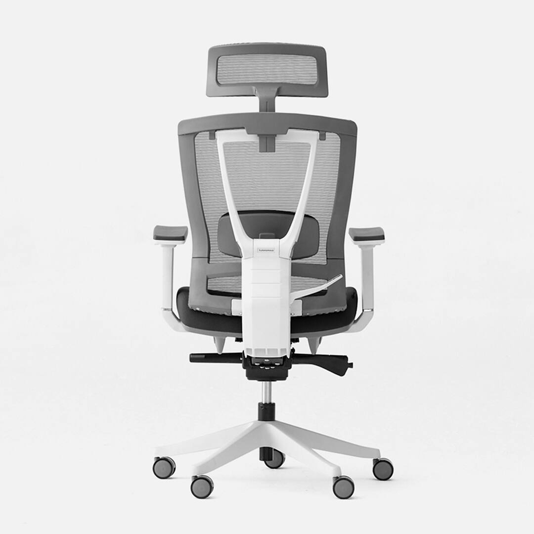 Angle. Autonomous - Autonomous ErgoChair Pro Ergonomic Office Chair - Black and White.
