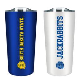 The Fanatic Group - South Dakota State Jackrabbits 18oz. Soft Touch Tumbler Two-Piece Set - Multicolor