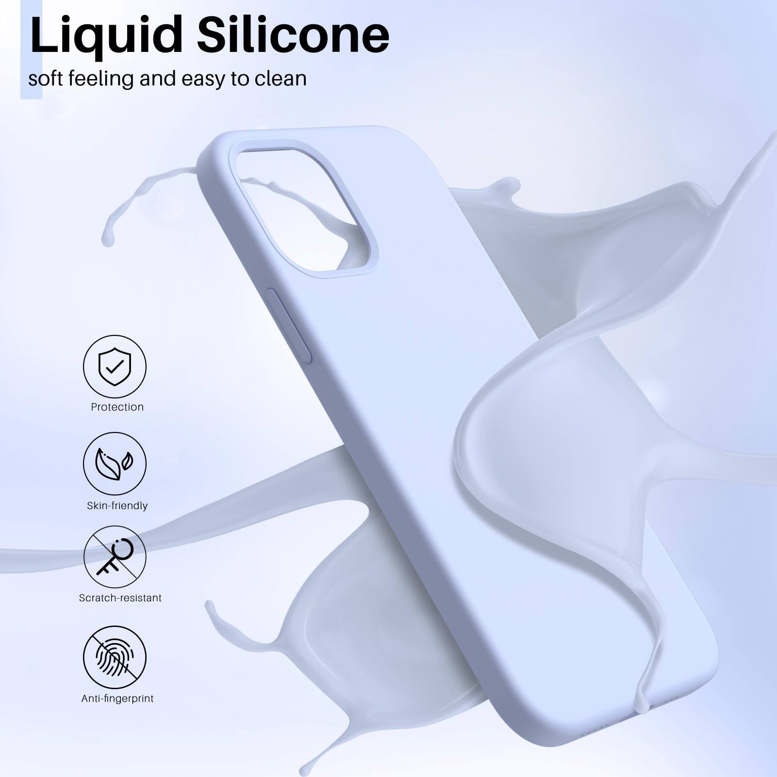 Liquid Silicone, soft feeling and easy to clean, Protection, Skin-friendly, Scratch-resistant, Anti-fingerprint