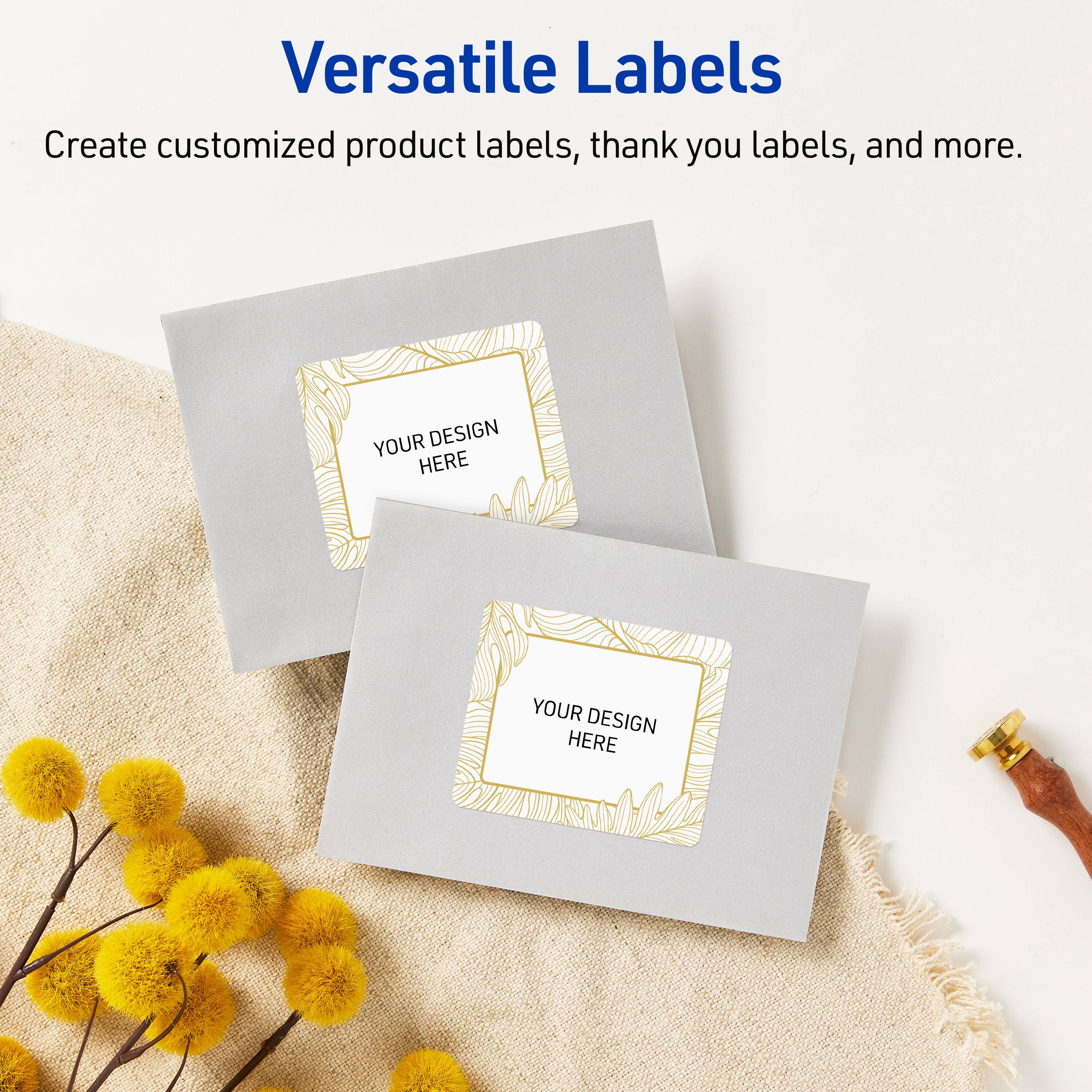Versatile Labels

Create customized product labels, thank you labels, and more.

YOUR DESIGN HERE
YOUR DESIGN HERE