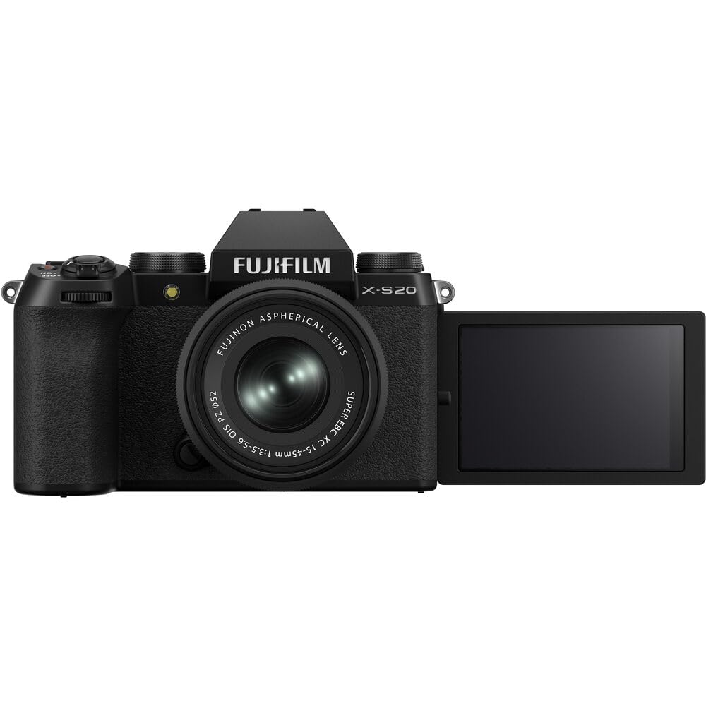 FUJIFILM X-S20 ASPHERICAL FUJINON LENS 52 SUPER PZ OIS BC DX 1:3.5-5.6 15-45mm
