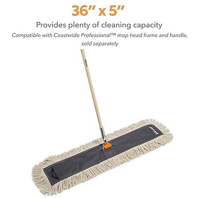 36" x 5"  
Provides plenty of cleaning capacity  
Compatible with Coastwide Professional™ mop head frame and handle, sold separately