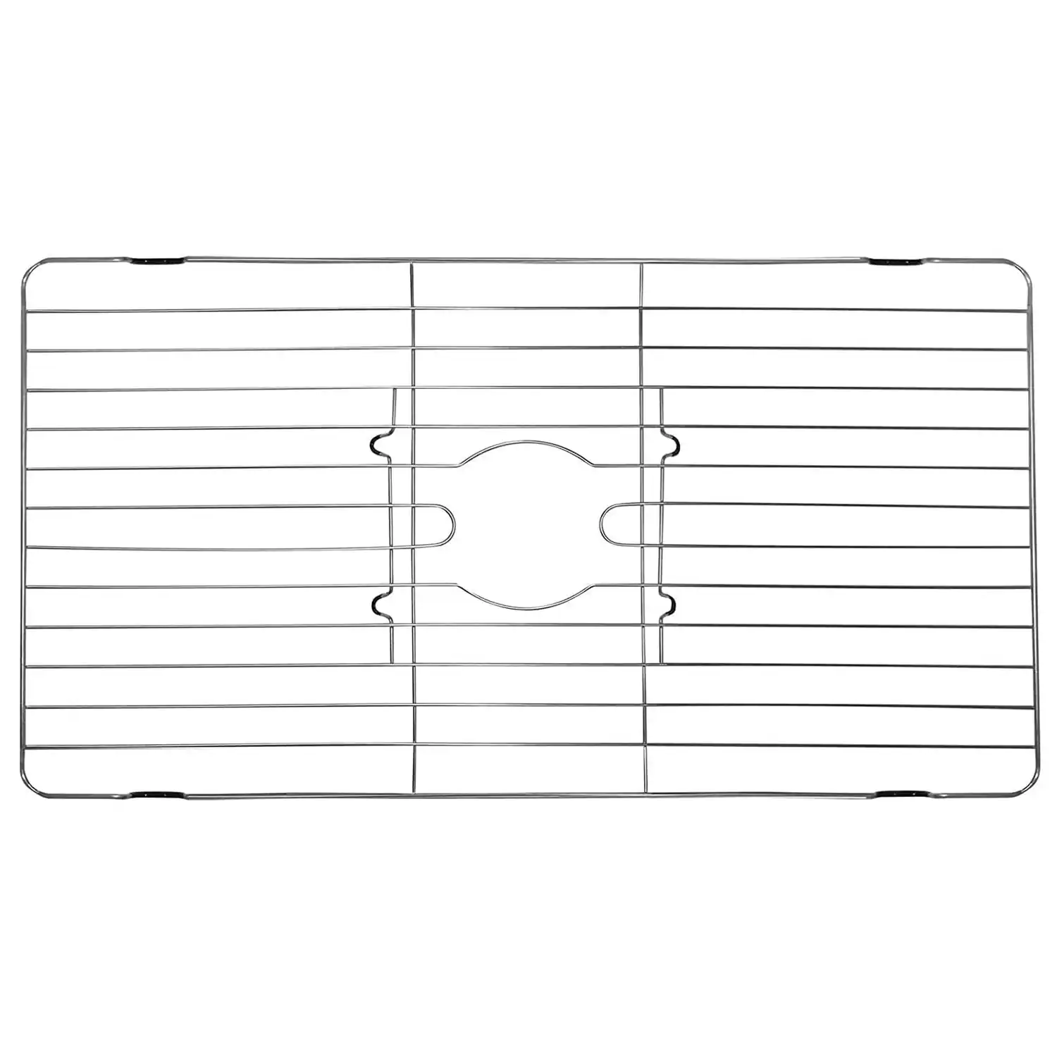 Front. Better Houseware - Better Houseware 1424.8 Stainless Steel Sink Protector (extra Large) - silver.