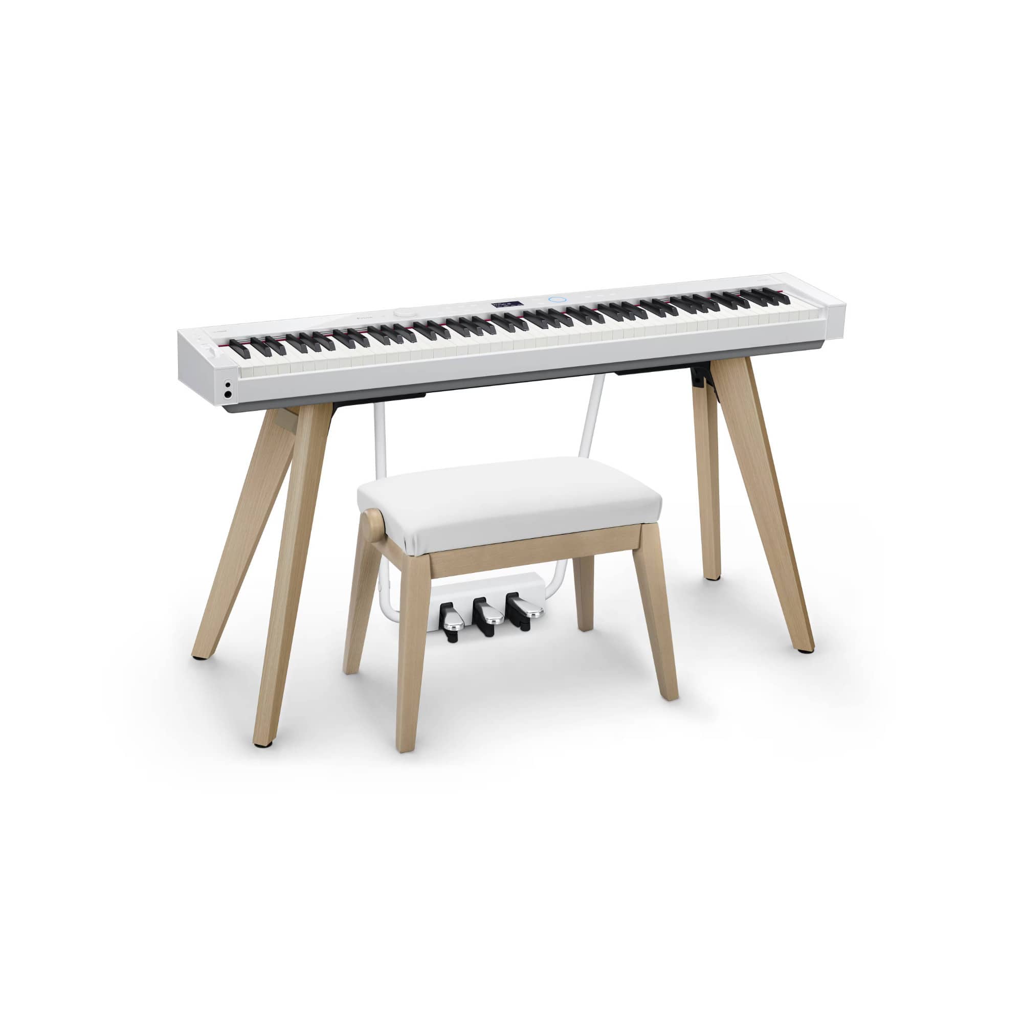 Casio - Privia PX-S7000 88-Key Digital Piano (White) with Adjustable Bench Bundle price history on PriceWatchPro