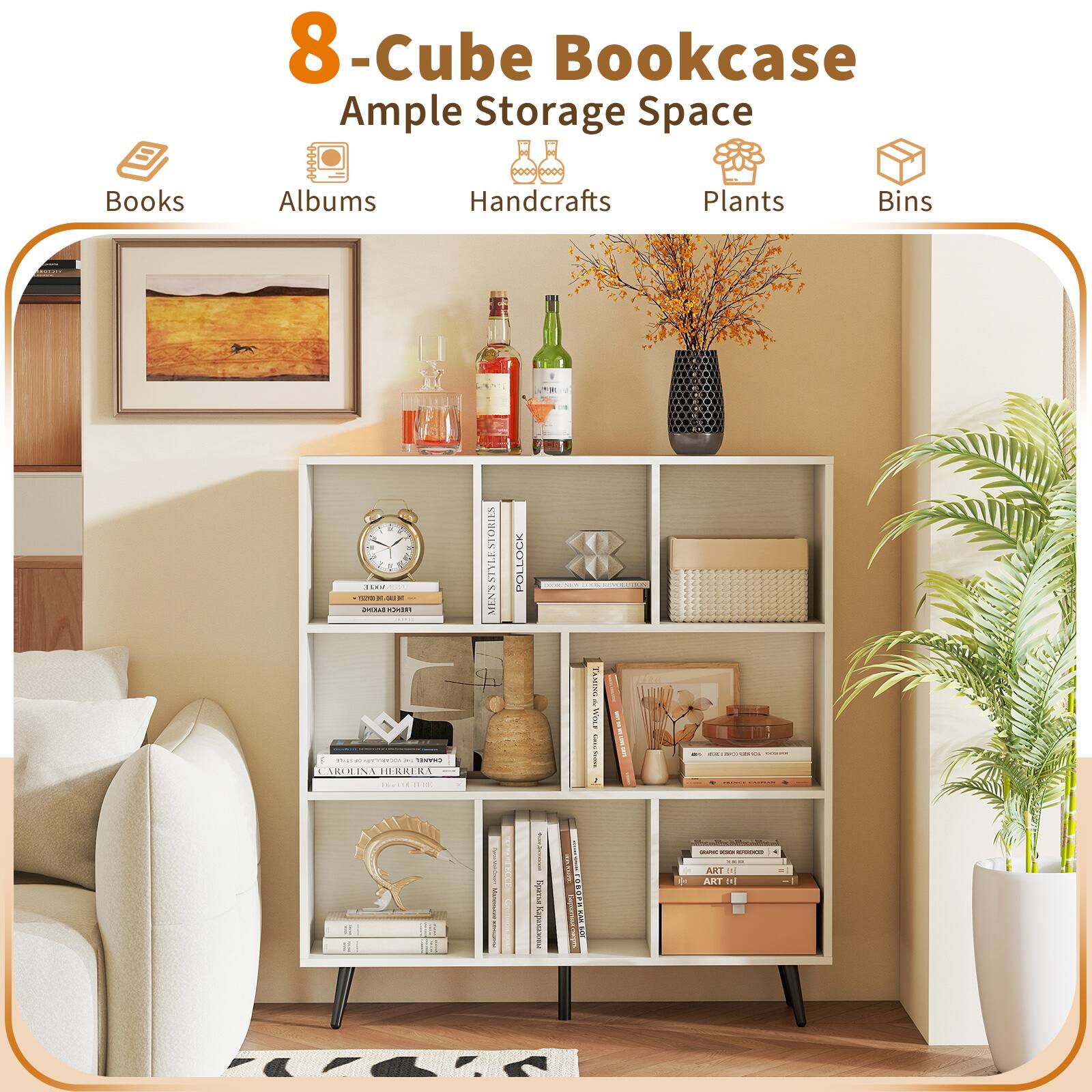 Books, Albums, Handcrafts, Plants, Bins