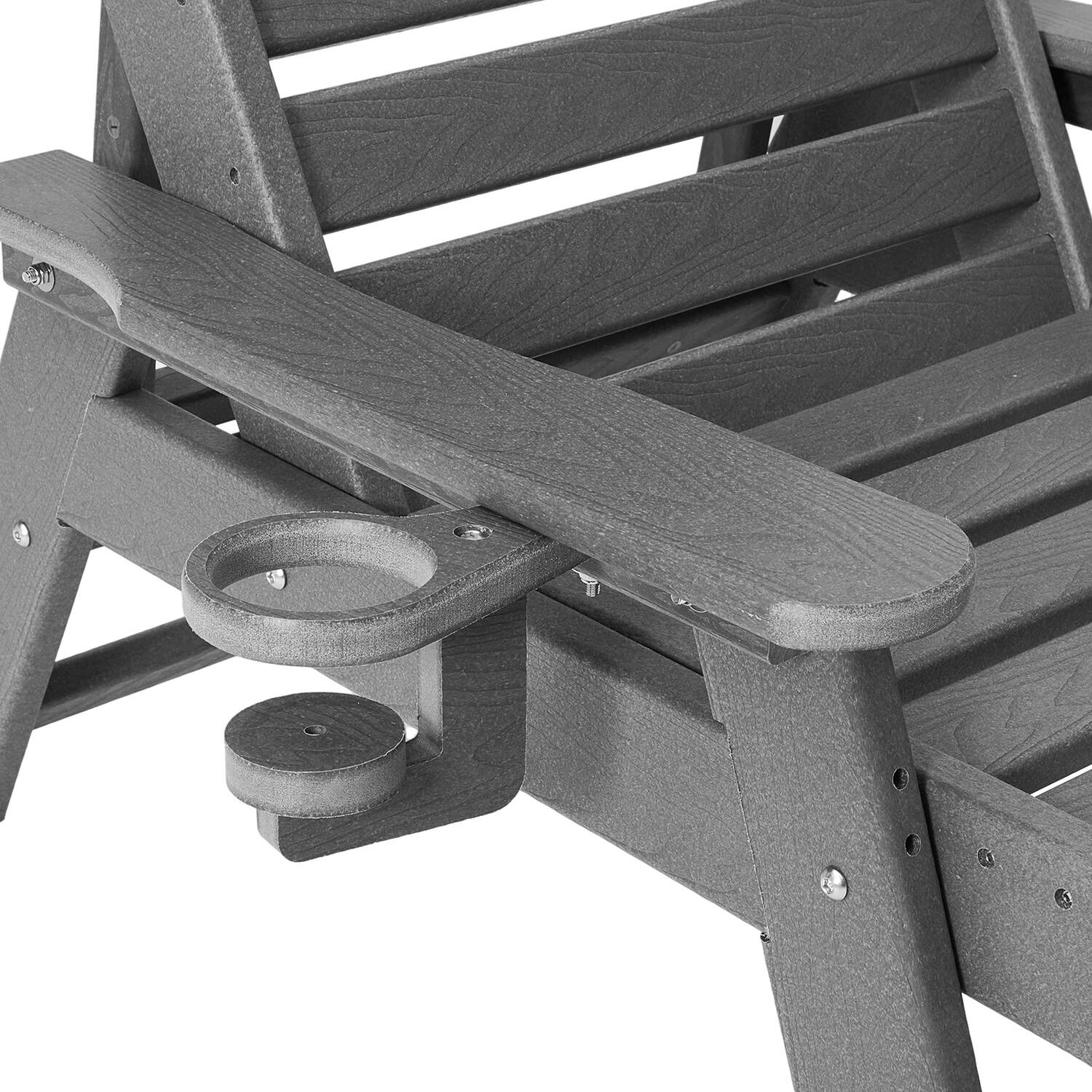 Alt View 8. Boyel Living - Outdoor Chaise Lounge Modern Adjustable Patio Recliner Chair - Gray.