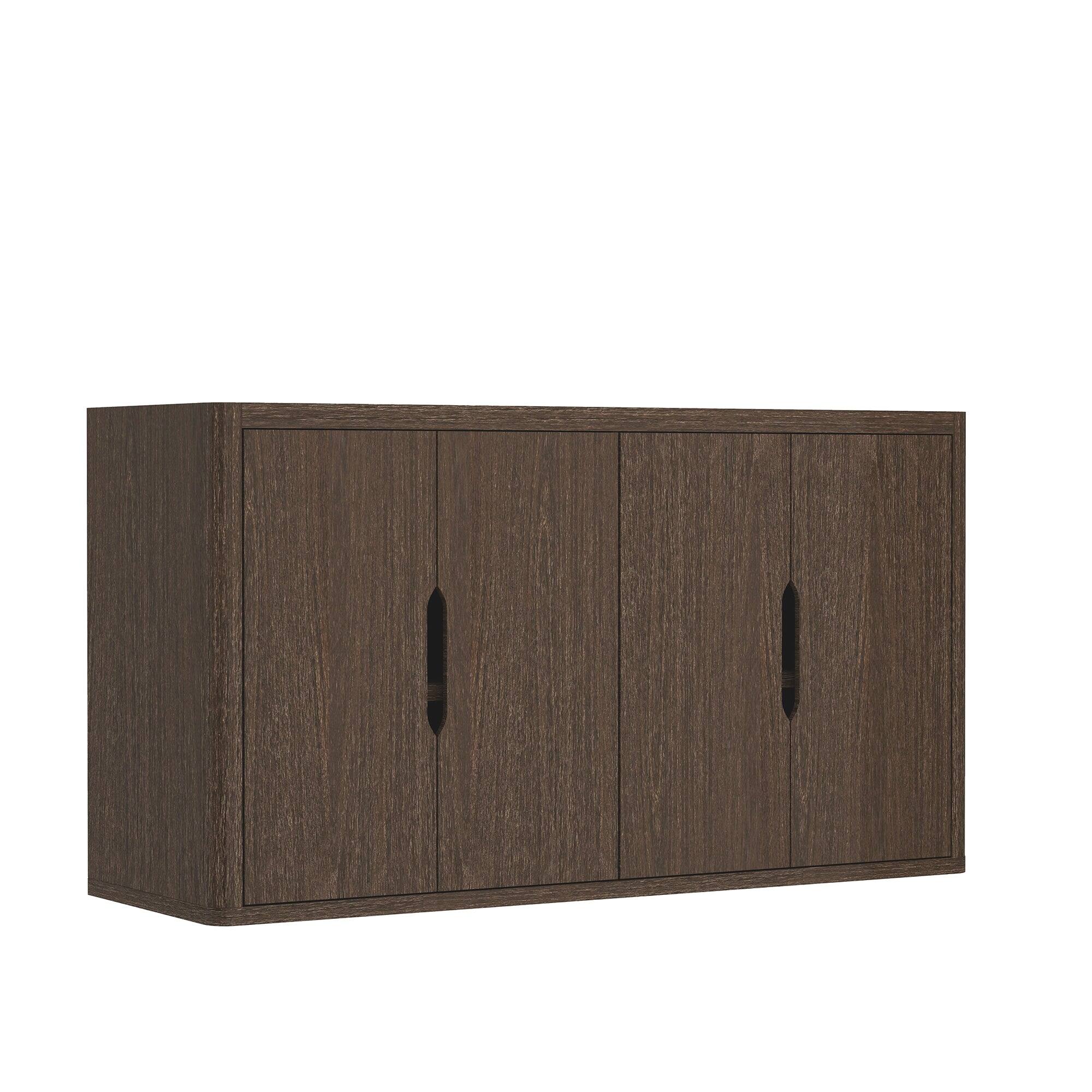 Alt View 3. Manhattan Comfort - Rivington Modern 60" Sideboard - Walnut.