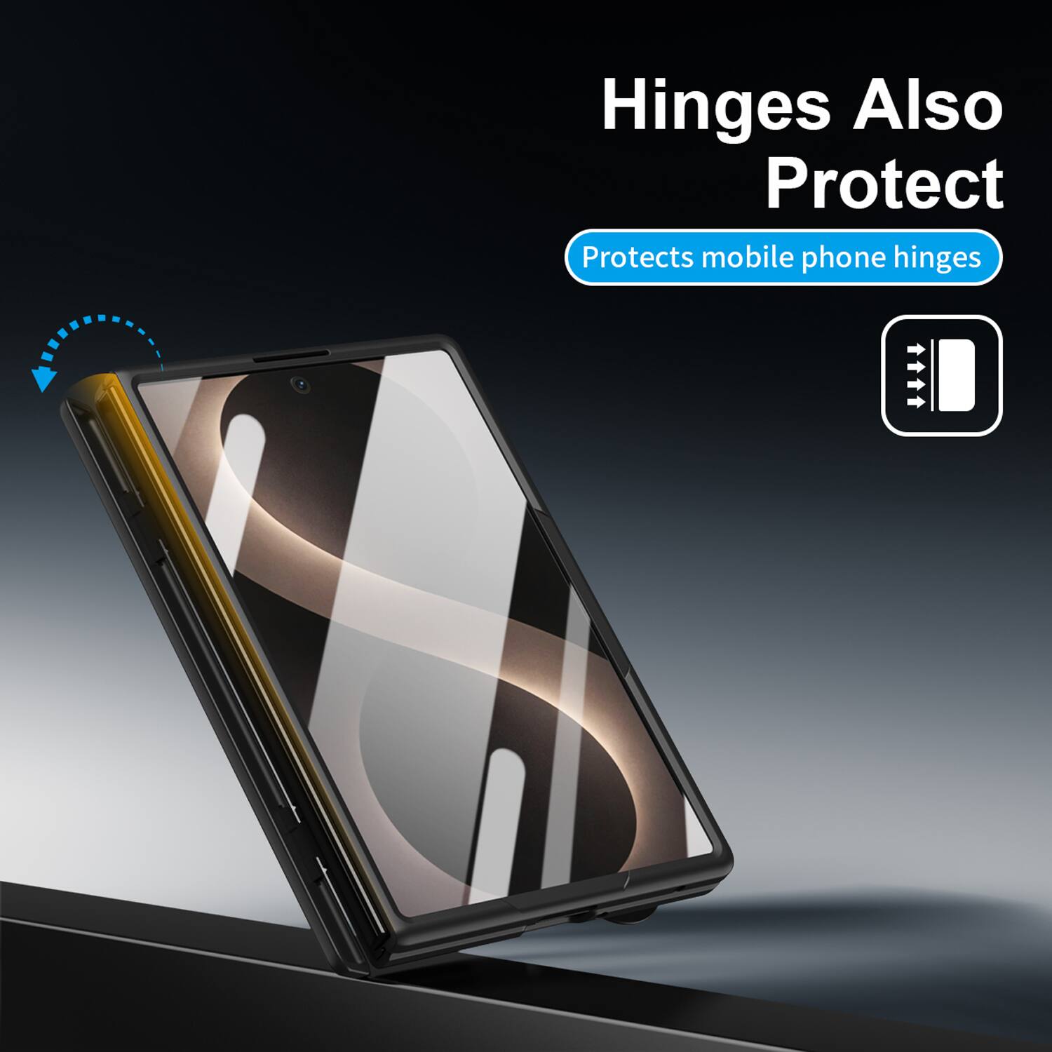 Dteck Rugged Case for Samsung Galaxy Z Fold8 Built in Screen Protector ...