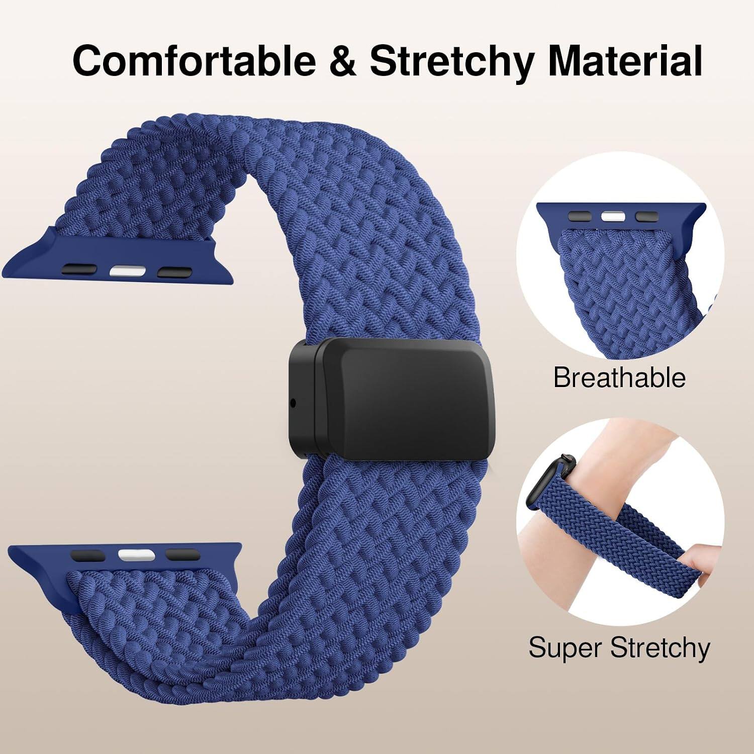 Comfortable & Stretchy Material  
Breathable  
Super Stretchy