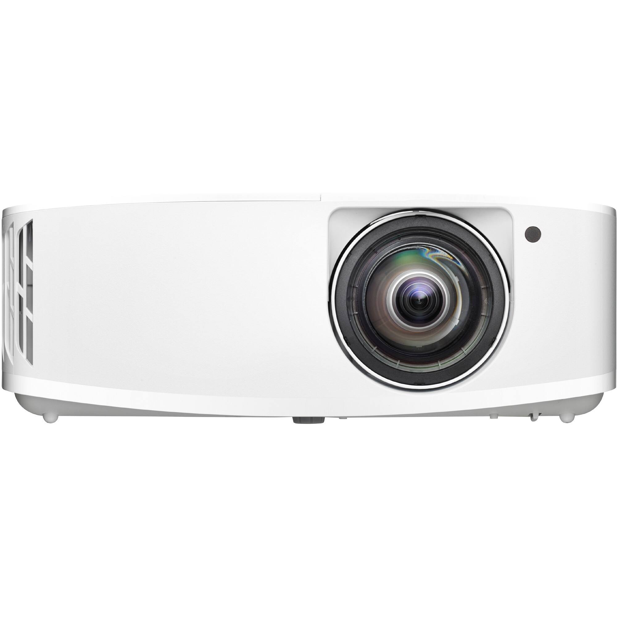Alt View 5. Optoma - Optoma 4K400STx 3D Short Throw DLP Projector - 16:9 - White - High Dynamic Range (HDR) - Front - 2160p - 4000 Hour - White.