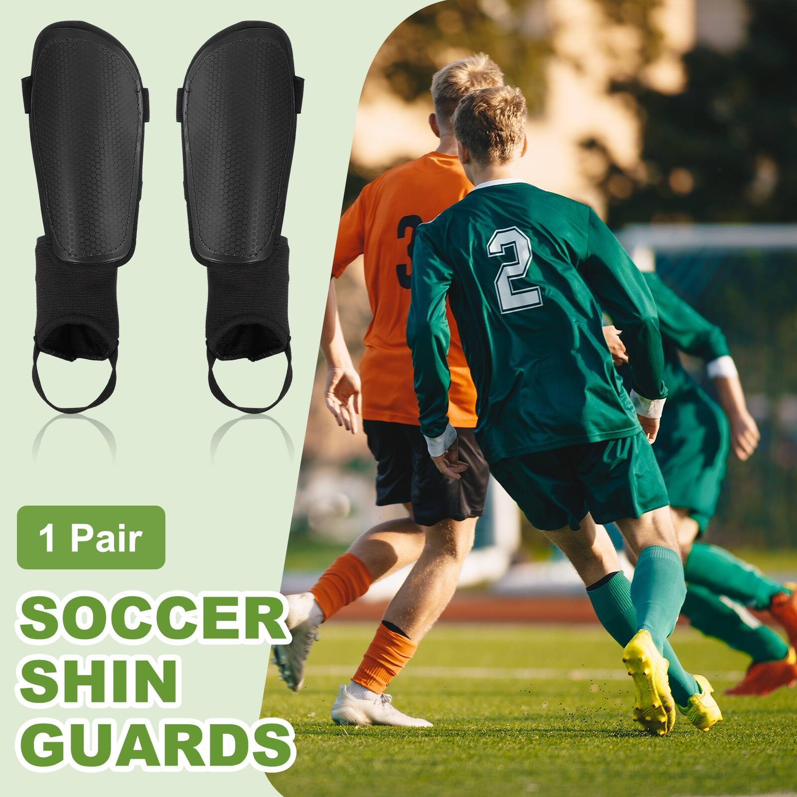 1 Pair SOCCER SHIN GUARDS