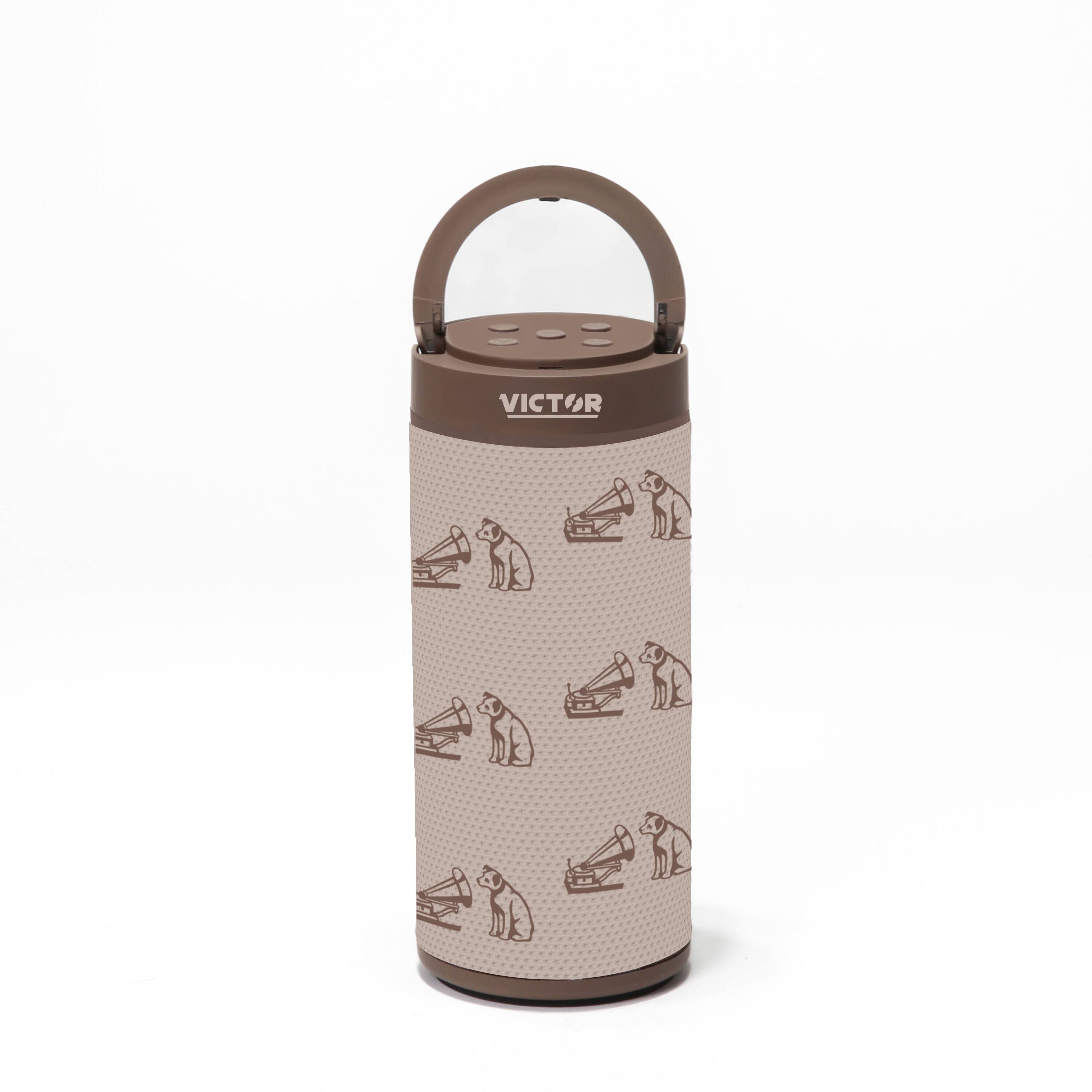 Back. Victor Audio - Bluetooth Speaker with Retro Lunchbox Combo.