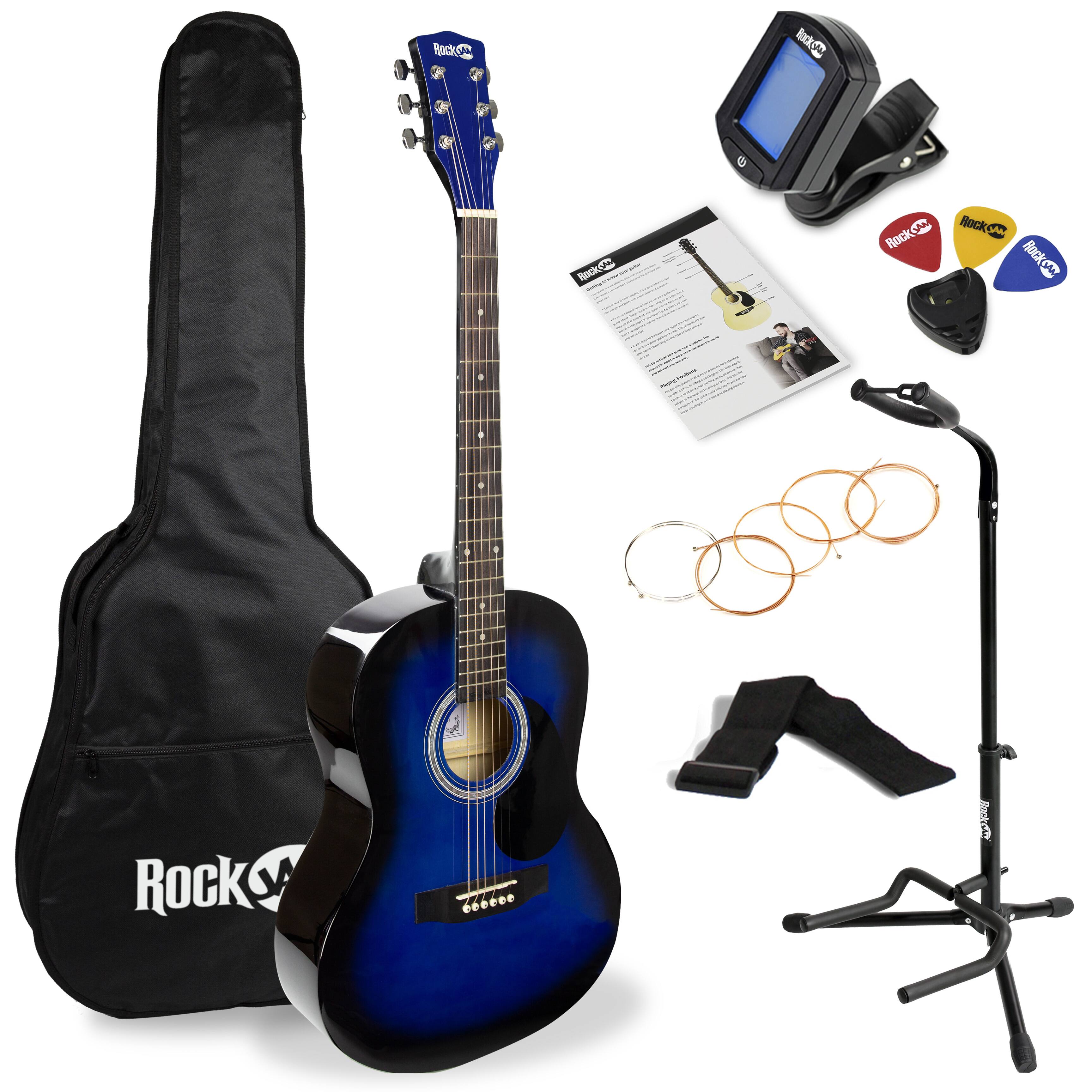 Rockstar Guitar Set
- Rockstar Guitar
- Rockstar Guitar Bag
- Rockstar Guitar Tuner
- Rockstar Guitar Picks (Red, Yellow, Blue)
- Rockstar Guitar Strings
- Rockstar Guitar Stand
- Rockstar Guitar Capo
- Rockstar Guitar Strap
- Rockstar Guitar Instruction Manual