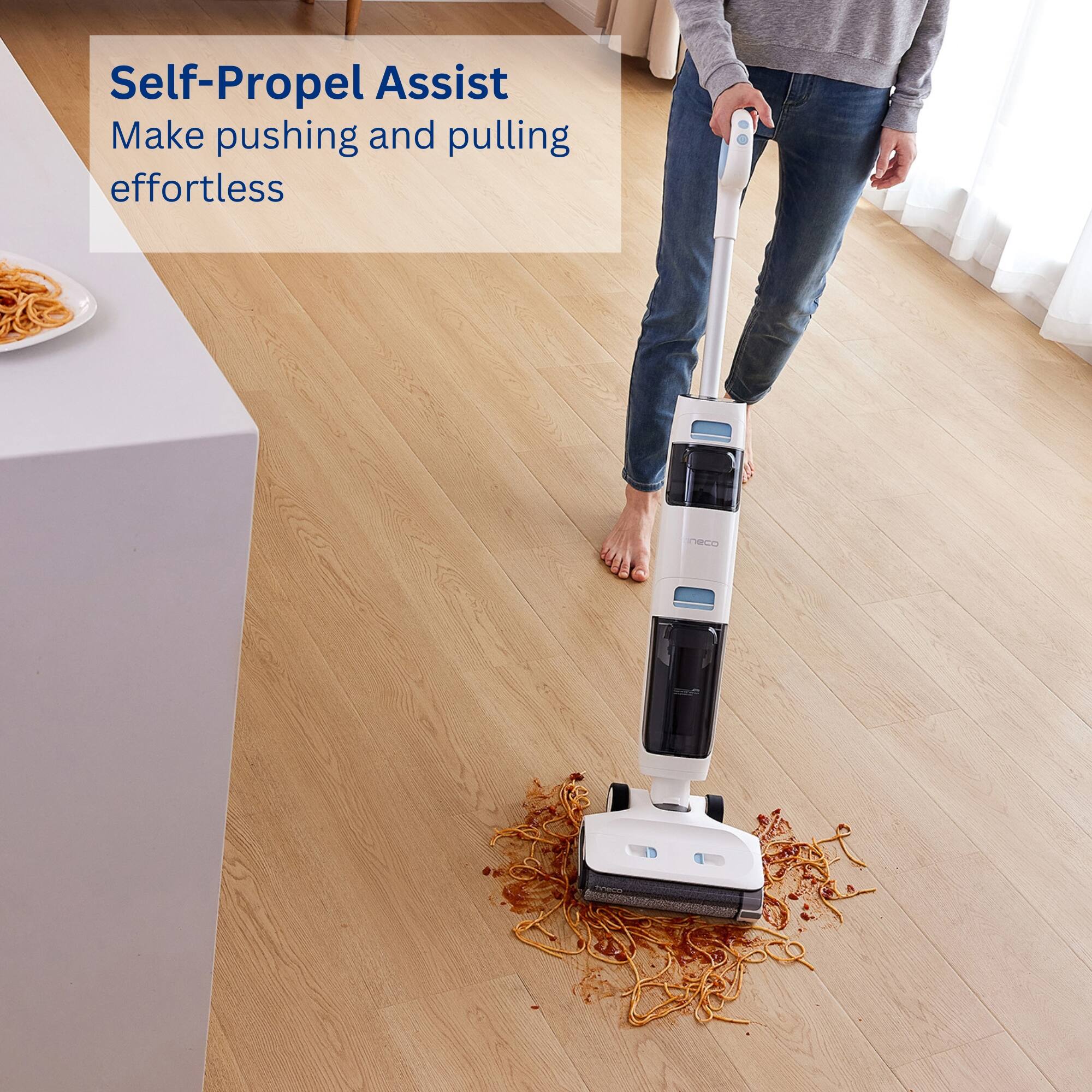 Self-Propel Assist: Make pushing and pulling effortless.