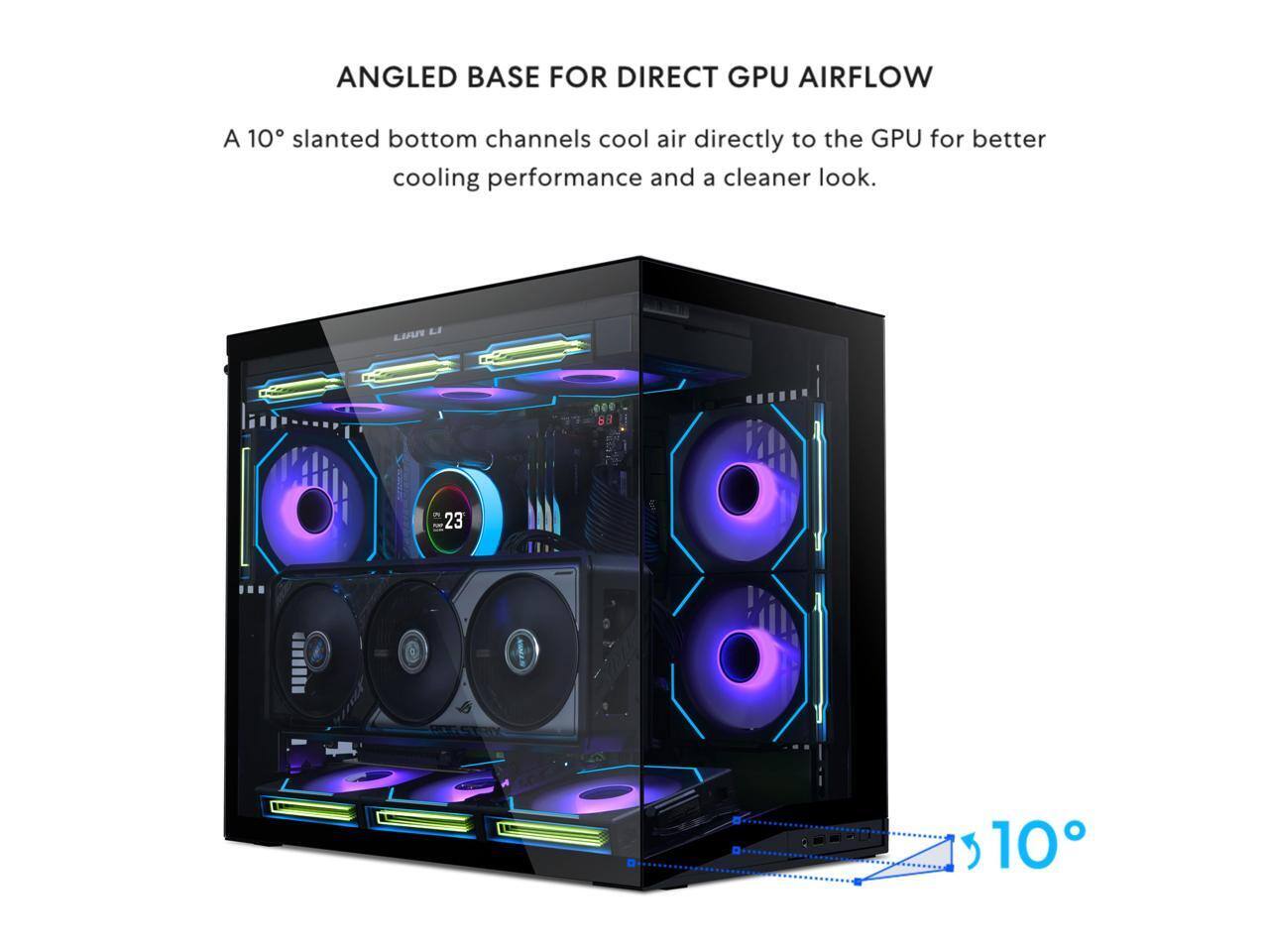 Lian Li O11D MINI V2 Flow | Compact ATX Mid Tower Case | Panoramic