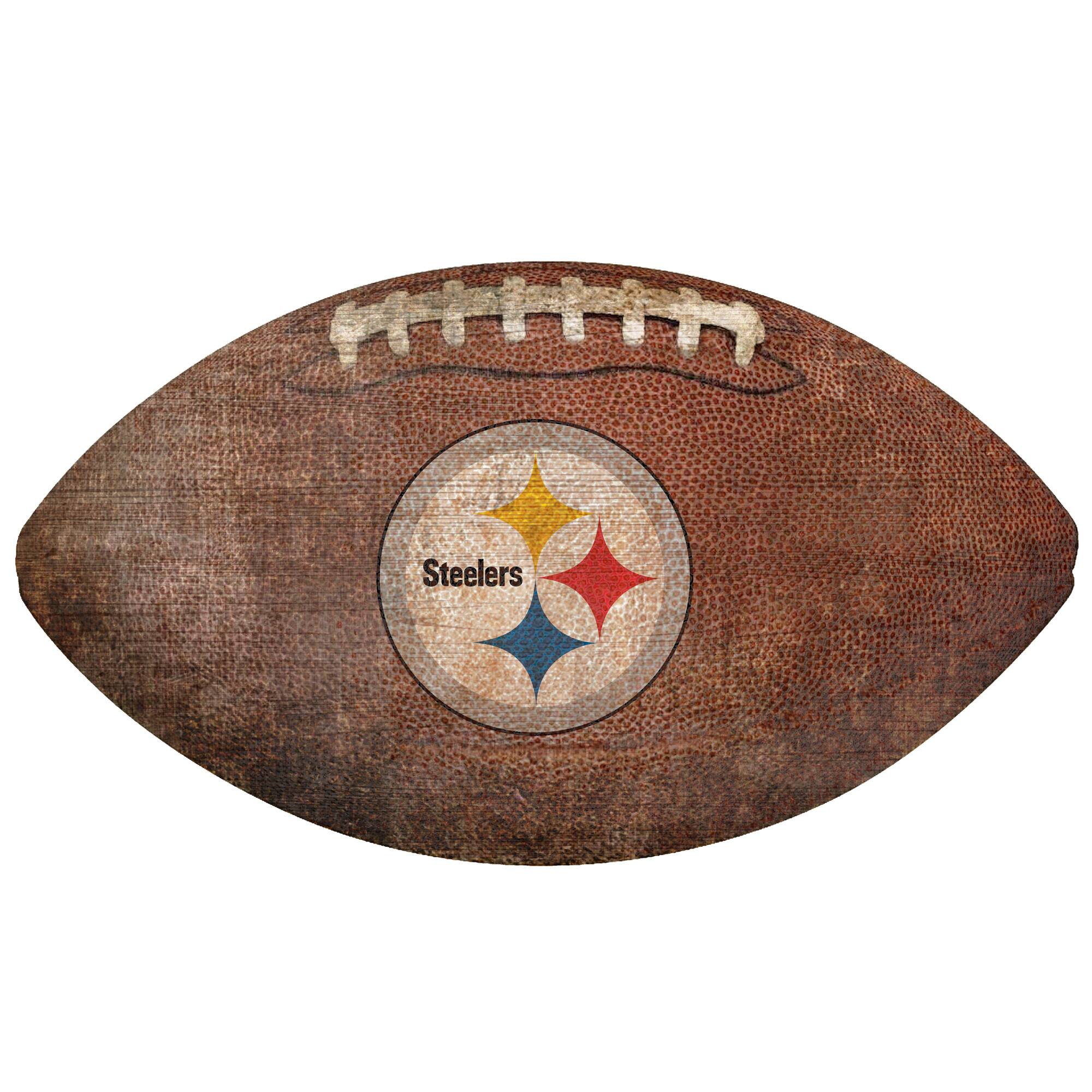 Pittsburgh Steelers 12'' Football Sign